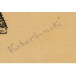 Stanisław Szreniawa - Rzecki (1888 Warschau - 1972 Warschau), Józef Kotarbiński als Shylock und Stanisław Bronicz als Tubax in Shakespeares Stück Der Kaufmann von Venedig