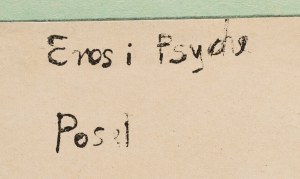 Karol Frycz (1877 Cieszkowy - 1963 Kraków), Bolesław Puchalski jako poseł w sztuce Jerzego Żuławskiego Eros i Psyche, 1904