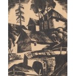Jadwiga Salomea Hładki-Wajwódowa (1904 - 1944 ), Domy na wzgórzu, 1932