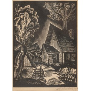 Stanisław Ostoja-Chrostowski (1897 Varšava - 1947 Varšava), Podwórze, 1935