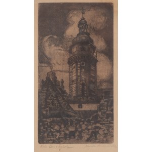 Wanda Korzeniowska (1873 - 1939), Der Bernhardinerturm (in Lemberg).