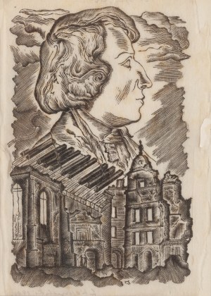 Leon Kosmulski (1904 Kijów - 1952 Kraków), Warszawa-Fortepian-Chopina