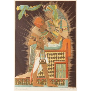 Aleksander Laszenko (1883 Annówka - 1944 Wloclawek), Isis and Horus, 1934