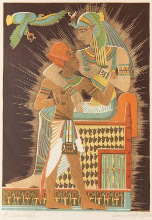 Aleksander Laszenko (1883 Annówka - 1944 Włocławek), Izyda i Horus, 1934