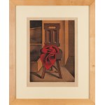 Henryk Berlewi (1894 Warsaw - 1967 Paris), Chair with red drapery, 1953