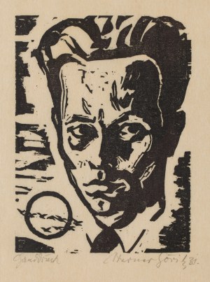 Werner Göritz (1901 Seegenfelde - 1976 Neu-Buch), Głowa mężczyzny, 1931