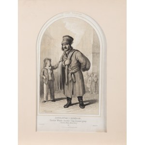 Jan Feliks Piwarski (1794 Puławy - 1859 Warschau), Jarosławiak z orzechami aus der Mappe Kram malowniczy warszawski, czyli obrazy miejscowe z ubiegłych czasów, 19. Jahrhundert.