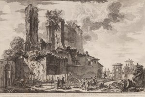 Giovanni Battista Piranesi (1720 Mogliano Veneto - 1778 Rzym), Fontana dell'Acqua Giulia te Rome z cyklu 