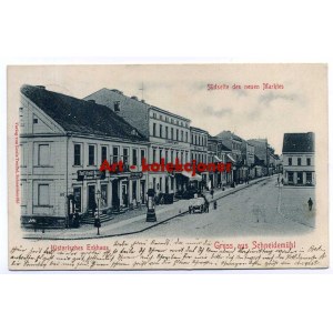 Piła - Schneidemuhl - Place du marché - Maisons de ville