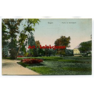 Żagań - Sagan - Pałac - Park