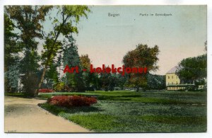 Żagań - Sagan - palác - park
