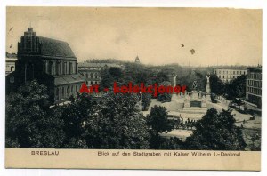 Wrocław - Breslau - Blick auf das Denkmal - Kirche