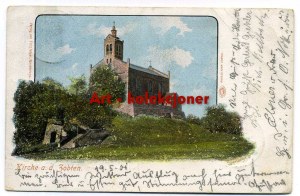 Sobotka - Zobten - Kirche - Mit Brokat verziert