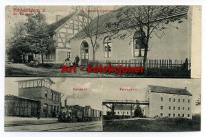 Szczytniki nad Kaczawą - Pohlschildern gm. Kunice - Inn - Station
