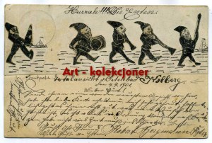 Kolobrzeg - Kolberg - Handgefertigte Postkarte