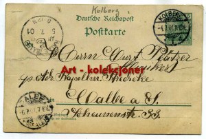 Kolobrzeg - Kolberg - Ručně vyráběná pohlednice