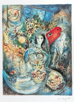Marc Chagall (1887-1985), Bella i czerwony koń