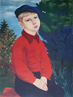 Mojżesz Kisling (1891-1953), Chłopiec w berecie