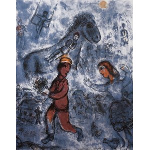 Marc Chagall (1887-1985), Der Streit der Liebenden