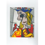 Roy Lichtenstein (1923-1997), Frau mit geblümtem Hut