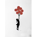 Banksy (geb. 1974), Mädchen mit Luftballons