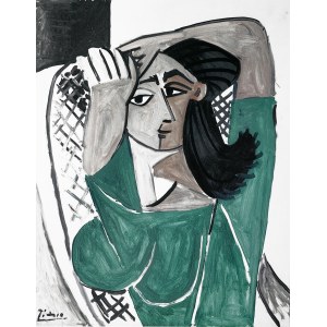 Pablo Picasso (1881-1973), Woman combing her hair