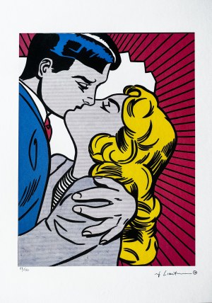 Roy Lichtenstein (1923-1997), Kiss III