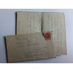 UMSCHLAG MIT BRIEF INNEN, KRAKAU LEMBERG VORKRIEGSZEIT 1917