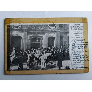 POSTKARTE CHEMNITZ FÜRST FRIEDRICH AUGUST VORKRIEGSZEIT 1905