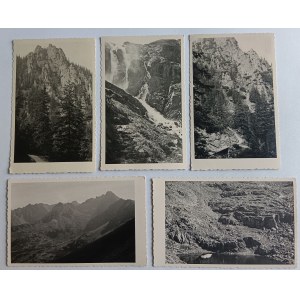 ZESTAW 13 ZDJĘĆ TATRY, MORSKIE OKO, WODOSPADY ZIMNEJ WODY, HALA GĄSIENICOWA