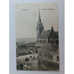 POSTCARD TARNÓW CATHEDRAL CHURCH PRE-WAR