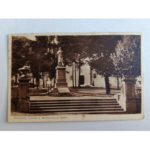 POSTKARTE PRZEMYŚL POMNIK MICKIEWICZA RYNEK VORKRIEGSZEIT 1935