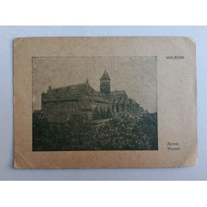 POSTKARTE MALBORK HOCHBURG