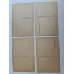SET OF 4 POSTCARDS LAKE NIDZKIE OLSZTYN LAKE BELDAU GIANT MOUNTAINS