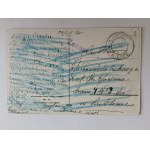POHLEDNICE MALBA POLSKÉHO LOSA FALAT PŘEDVÁLEČNÝ 1916