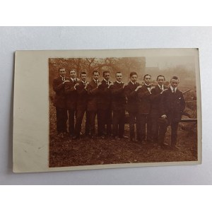 PHOTO GROUP OF MEN PRE-WAR