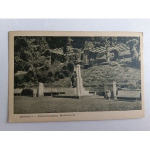 POHLEDNICE KRYNICA PAMÁTNÍK ADAMA MICKIEWICZA