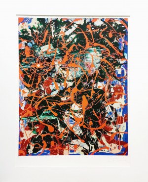 Edward Dwurnik (1943 - 2018), Pollock (edycja 19/20), inkografia, 2010