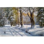 Marek Szczepaniak, Stary las w śniegu, 2019