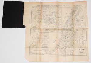 Mapa ku knihe Geografia Svätej zeme od Wincentyho Pola, ktorú upravil Piotr Jaworski. [1877]