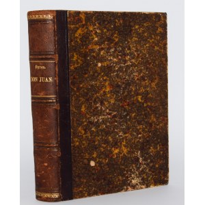 BYRON George Gordon - Don Juan. 1st ed. Warsaw 1885.