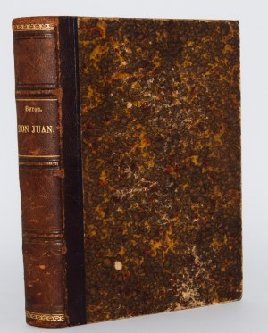 BYRON George Gordon - Don Juan. 1st ed. Warsaw 1885.