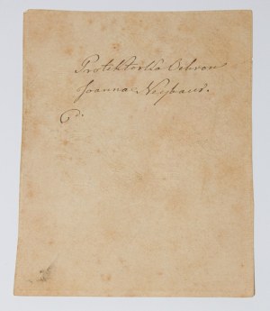 Holy image, chromolithography, signed by Joanna Neybaur (1802-1885)?