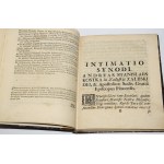 [Constitutiones &amp; Decreta Synodi Diœcesanæ Plocensis sub ... D. Andrea Stanislao Kostka in Załuskie Załuski ... Episcopo Plocensi Pultoviæ Anno Domini MDCCXXXIII .... Varsavia 1735.