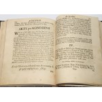 [Constitutiones &amp; Decreta Synodi Diœcesanæ Plocensis sub ... D. Andrea Stanislao Kostka in Załuskie Załuski ... Episcopo Plocensi Pultoviæ Anno Domini MDCCXXXIII .... Varsavia 1735.