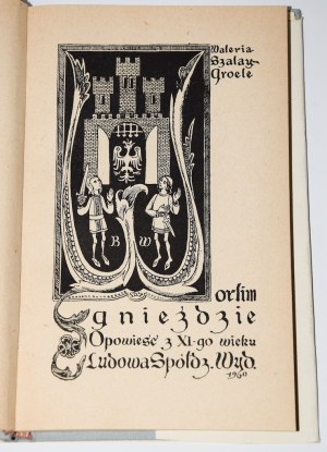 SZALAY-GROELE Valeria - Im Nest des Adlers. Ein Märchen aus dem 11. Jahrhundert. Grafische Gestaltung: Szymon Kobylinski.