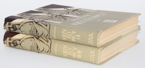 KOSSAK Zofia - Crusaders, I-IV complet [en 2 volumes]. Enveloppe. Tadeusz Niemirski.