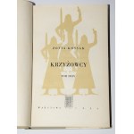 KOSSAK Zofia - Kreuzfahrer, I-IV vollständig [in 2 Bänden]. Umschlag. Tadeusz Niemirski.