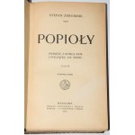 ŻEROMSKI Stefan - Popioły, 1-3 completo. Varsavia 1912.