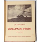 [oprawa PUGET] LORENTOWICZ Jan - Ziemia Polska w pieśni. Antologia. Warszawa [1913].